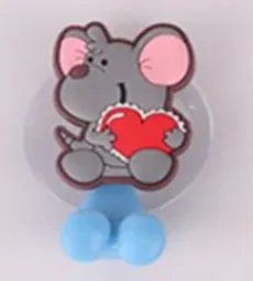 mouse 1 шт. Новое поступление милая мультяшная присоска держатель для зубной щетки Крючки-присоски для ванной комнаты Набор аксессуаров экологически чистые - Цвет: mouse