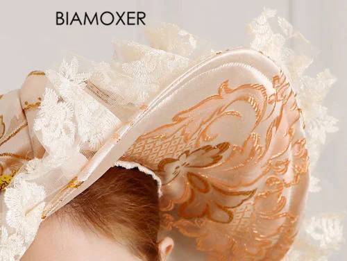 Женское винтажное Деловое платье Biamoxer Шляпа Дерби Кентукки с широкими полями