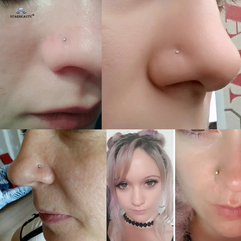 1 шт./лот U I L Форма 20G 1,5/2/2,5/3 мм крошечные камень нос пирсинга носа кольцо для пирсинга губ ноздрей, пирсинг спираль Козелка, серьги, ювелирное изделие