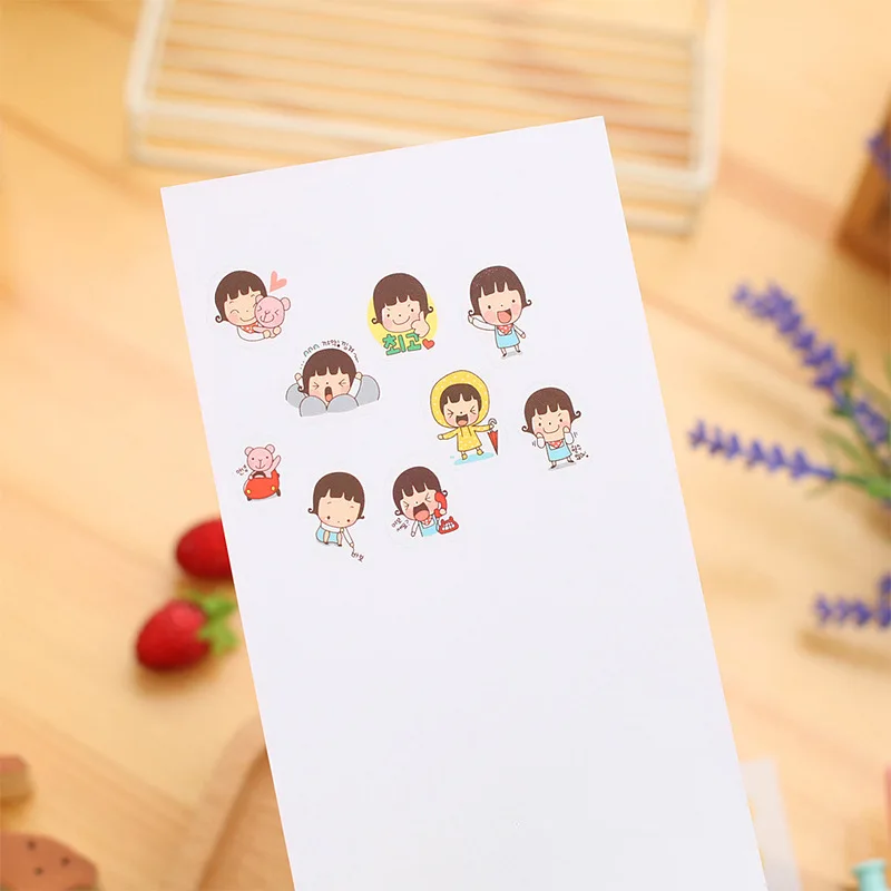 (6 листов/партия) декоративная наклейка в Корейском стиле | Канцтовары для офиса и