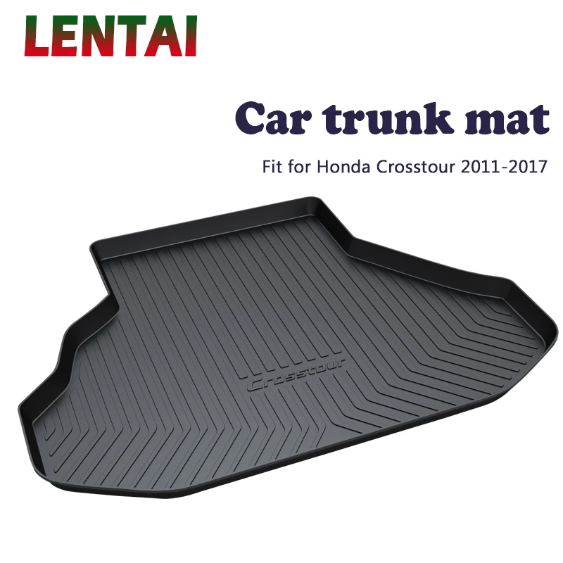 

LENTAI 1PC rear trunk Cargo mat For Honda Crosstour 2011 2012 2013 2014 2015 2016 2017 Boot Liner Tray Anti-slip mat Accessories