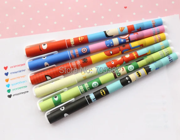 Гелевая ручка (7 серий) 6 цветов цвет в ассортименте|gel pen|colors gel penstationery pen |
