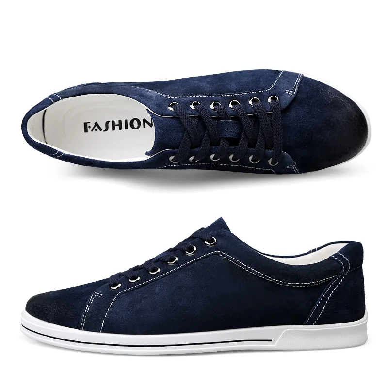 CLAX Mans Shoes Suede Leather 2019 Spring Autumn Men's Casual Shoe Male Walking Footwear Soft | Обувь