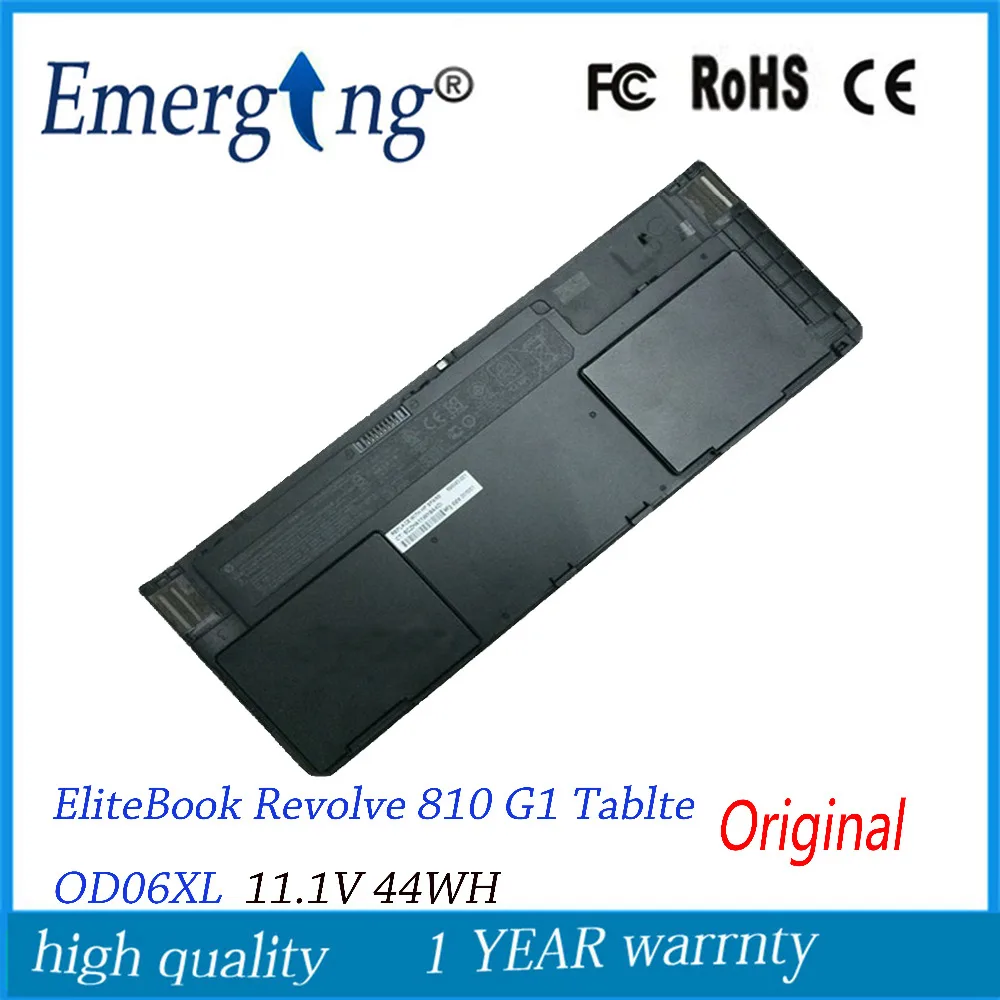 11 1 В 44WH новый оригинальный аккумулятор для ноутбука HP EliteBook Revolve 810 G1 tabtte OD06XL Hstnn-ib4f