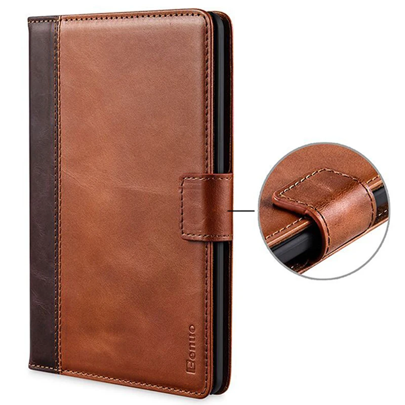 Benuo For Amazon Kindle Paperwhite Case Cover Genuine Leather With 2 Card Slots Protective Flip Folio | Компьютеры и офис