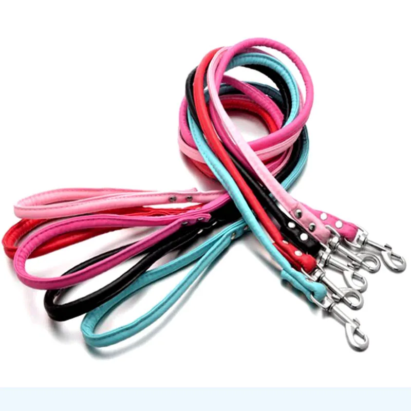 Поводок для кошек и щенков длинная гладкая искусственная кожа поводки собак