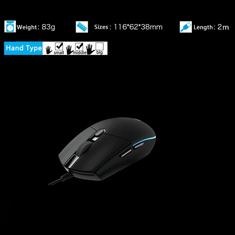 Оригинальная игровая Проводная Оптическая Проводная игровая мышь logitech G102 с поддержкой настольного компьютера/ноутбука Windows 10/8/7