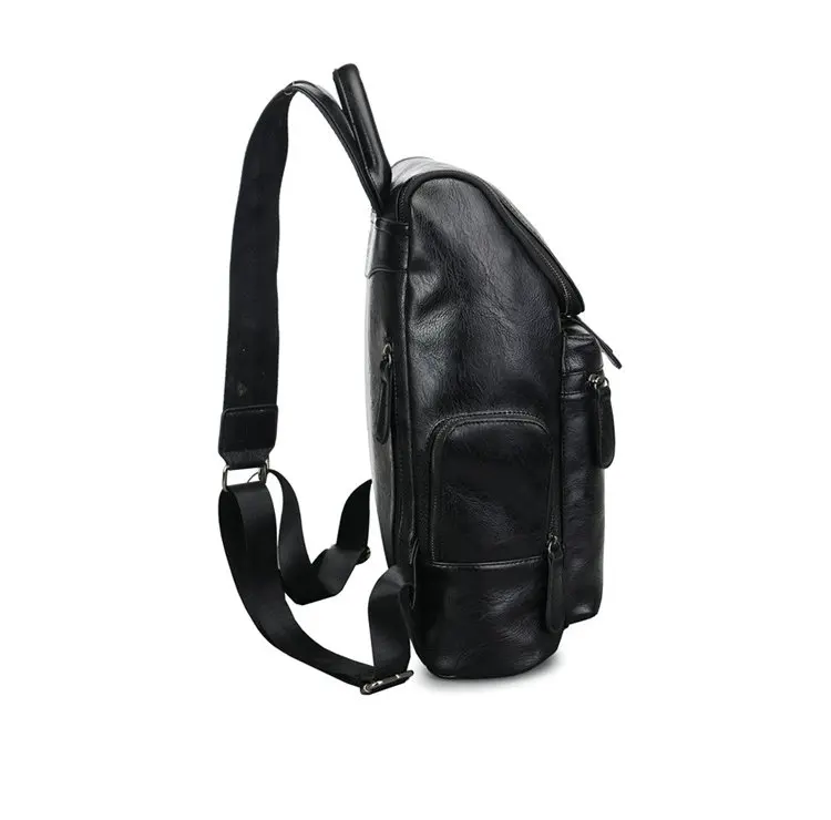 2019 хит! Мужской Дорожный рюкзак из натуральной кожи с отделением для ноутбука|men