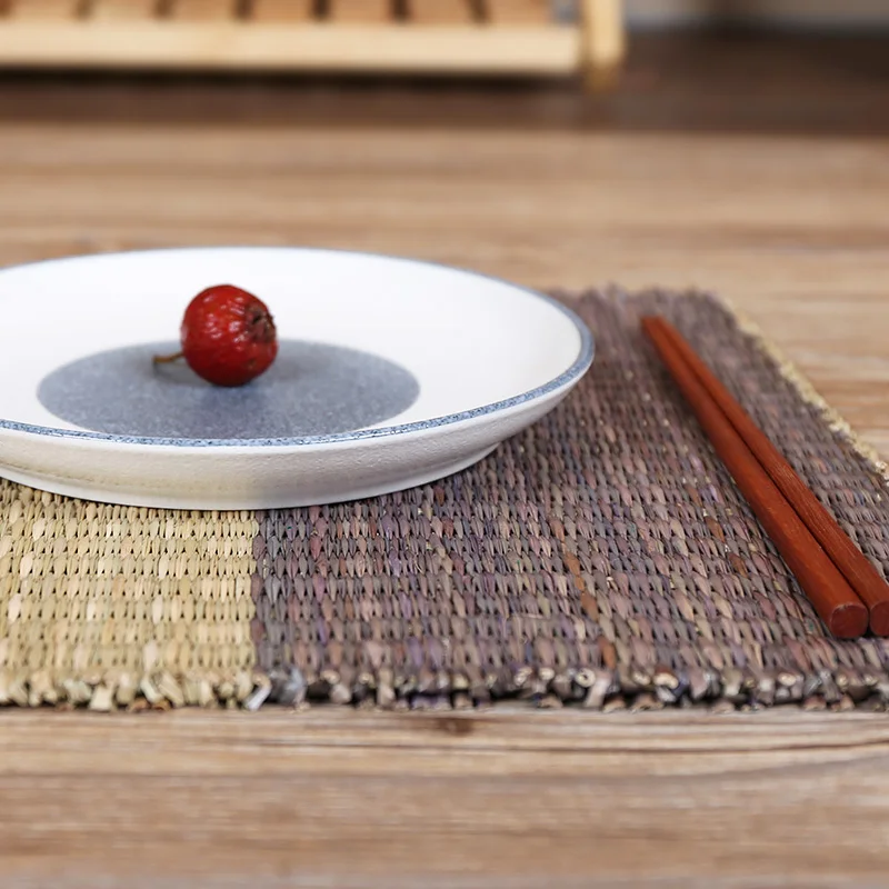 2 шт./лот винтажный коврик для чайной чашки Настольный соломенные столовые