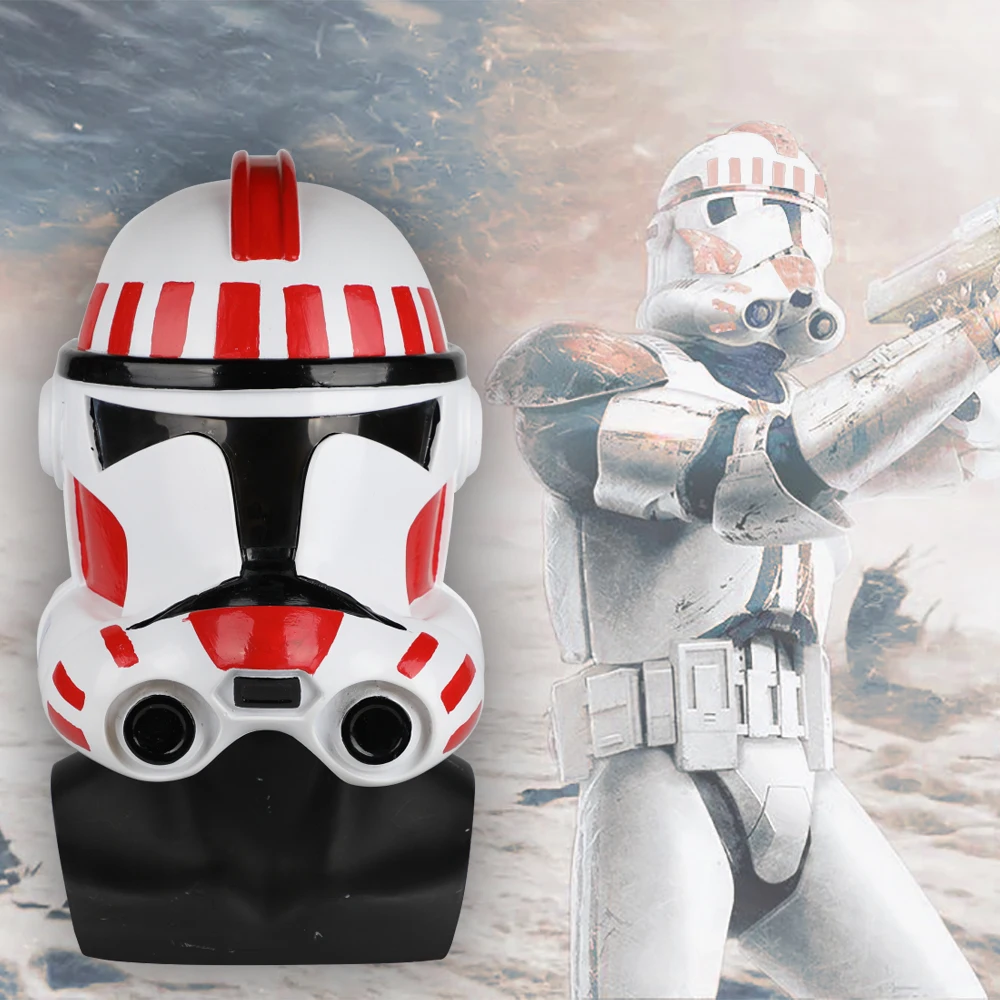 

Disney SW Mask Clone Troopers Helmet Cosplay Solider Helmets PVC Mask Halloween Props