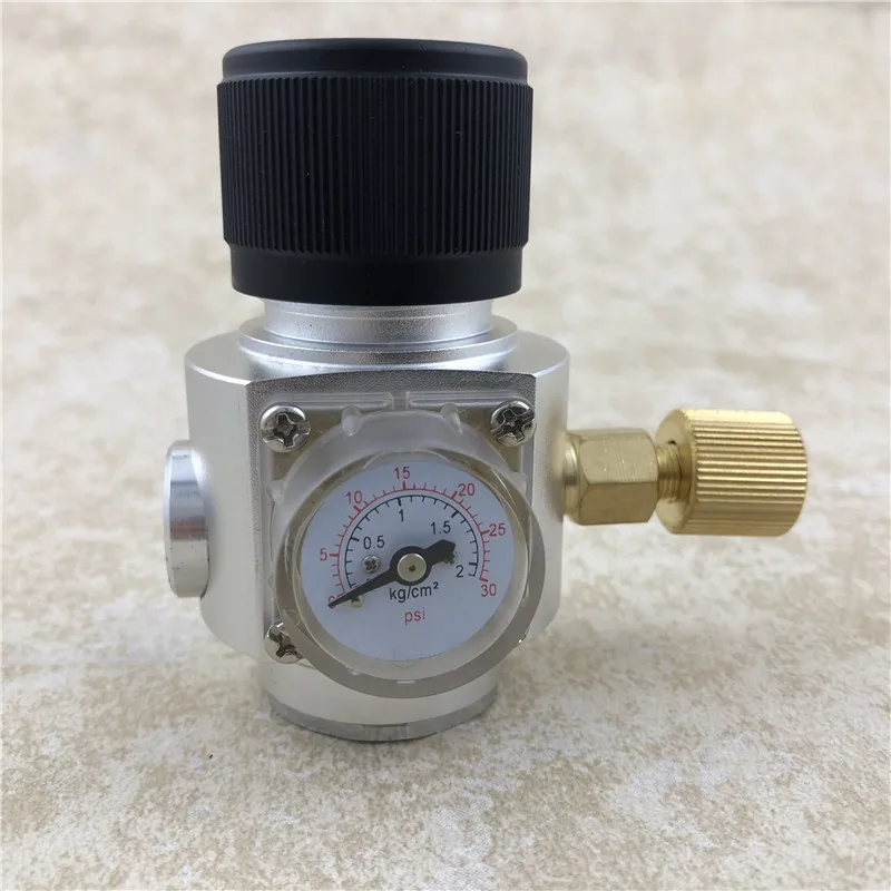Новый газовый мини регулятор Homebrew CO2 0 ~ 30Psi с резьбой 3/8 &quotдля домашнего