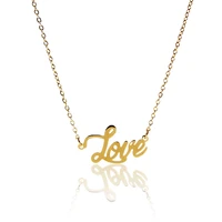 aoloshow letters necklace love carrie font statement stainless steel with gold and silver color nameplate necklace nl 2435