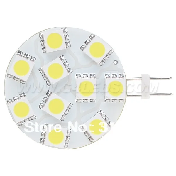 Бесплатная доставка! Диммируемая 10 Светодиодная лампа G4 Epistar SMD 5050 точечный