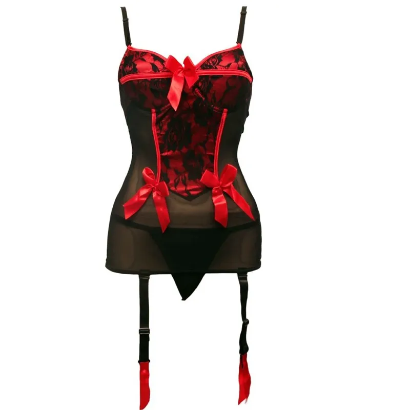 

Сексуальное нижнее белье, новинка 2019, эротическое белье для женщин, Ropa, сексуальное нижнее белье, красный костюм, бандаж, Dessous, в комплекте, ...