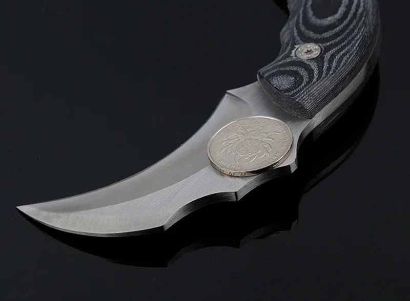 HS инструменты Открытый Karambit ножи охотничьи ножи кемпинг инструмент выживания тактический нержавеющая сталь коготь скорпиона