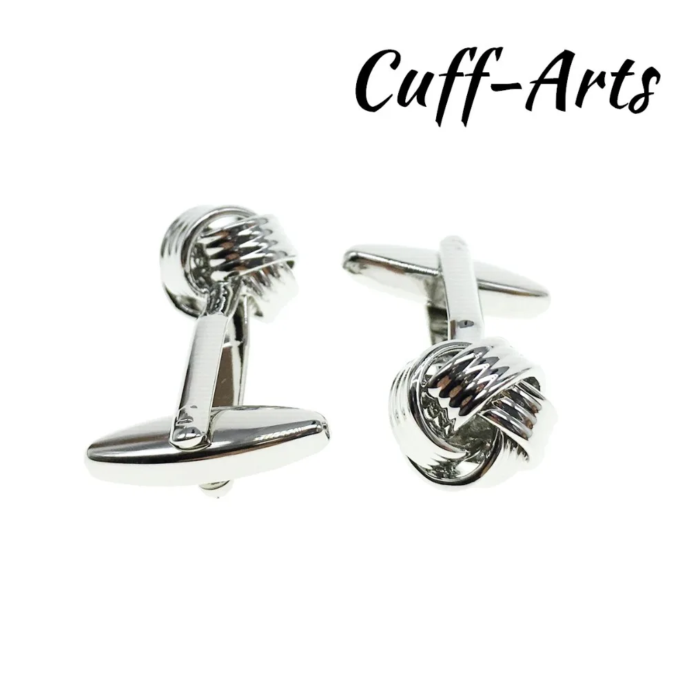 Запонки для мужчин модные запонки с узелком высококачественные из латуни лидер