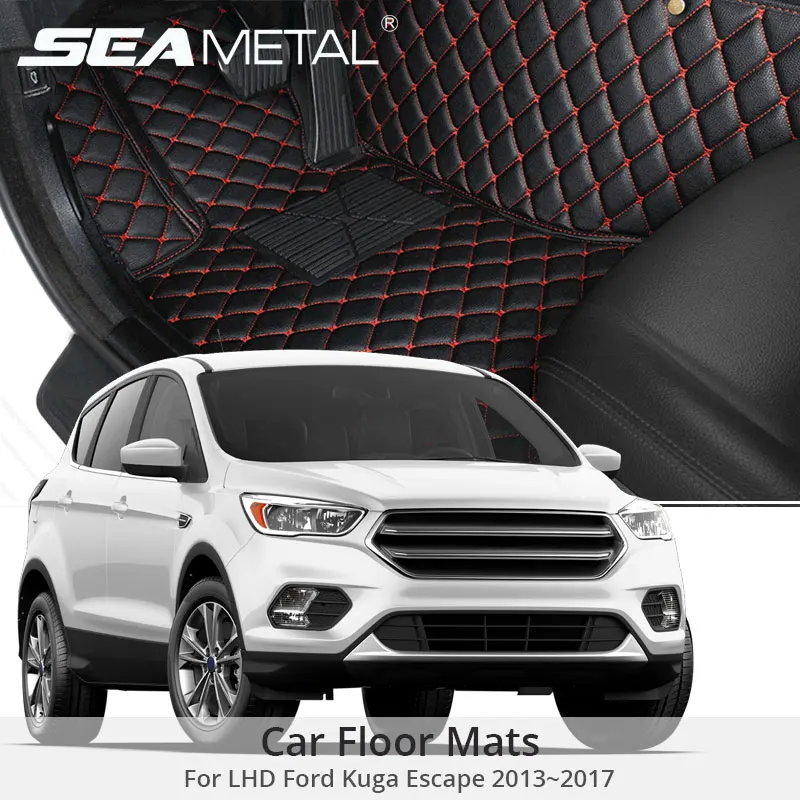 Доставка со склада в России $49 99 коврики для LHD Ford Kuga Escape Facelift 2018 2017 2016 2015