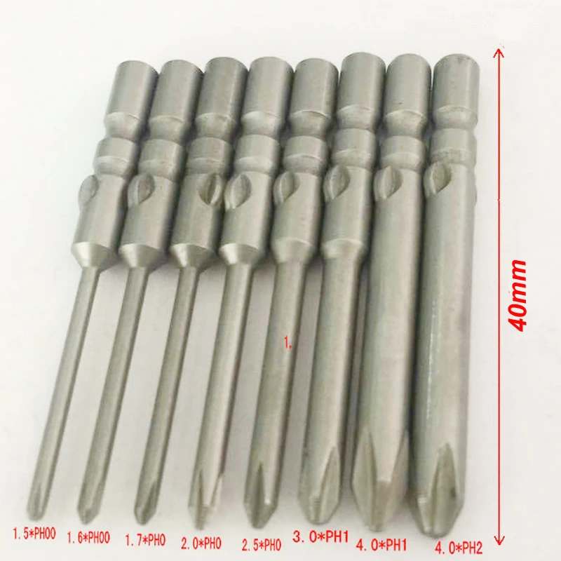 8 шт. 800 крестообразные магнитные насадки для Отвертки Phillips электрической