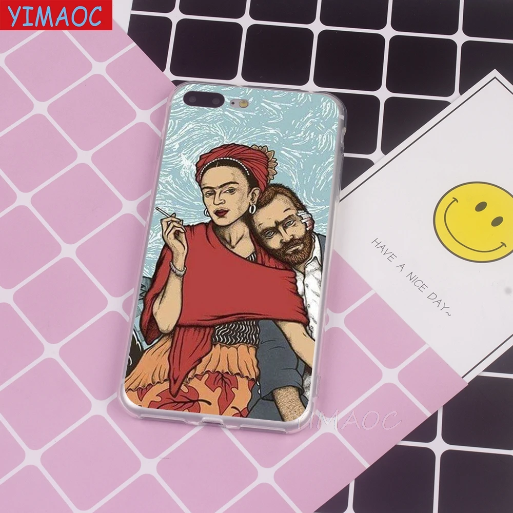 Мягкий чехол YIMAOC Vincent Willem van Gogh из ТПУ и силикона для iPhone 8 7 6 6S Plus 5 5S SE X XR XS 11 Pro Max |