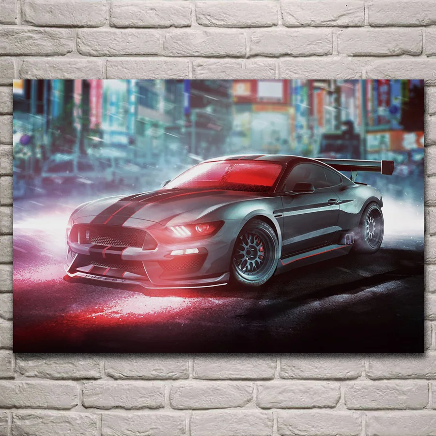 Cyclops shelby mustang gt350r спортивный автомобиль искусство фотография украшение для дома
