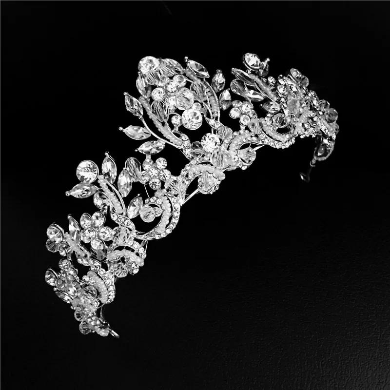 bride wedding crown hair jewelry bijoux women Tiara Headband head crystal rhinestone accessories tiara noiva | Украшения и