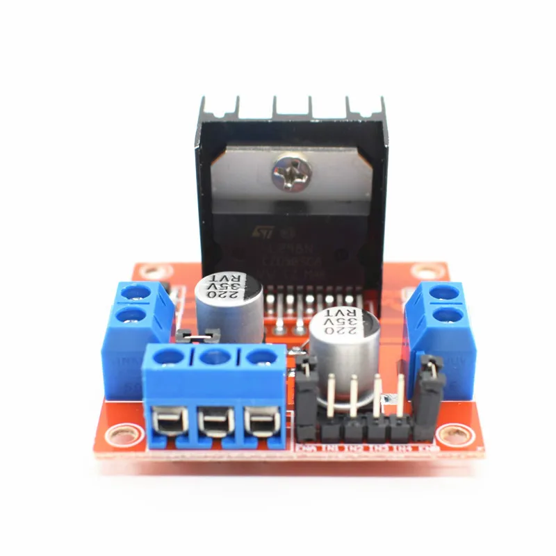 Модуль платы контроллера шагового двигателя L298N для Arduino двойной h мост