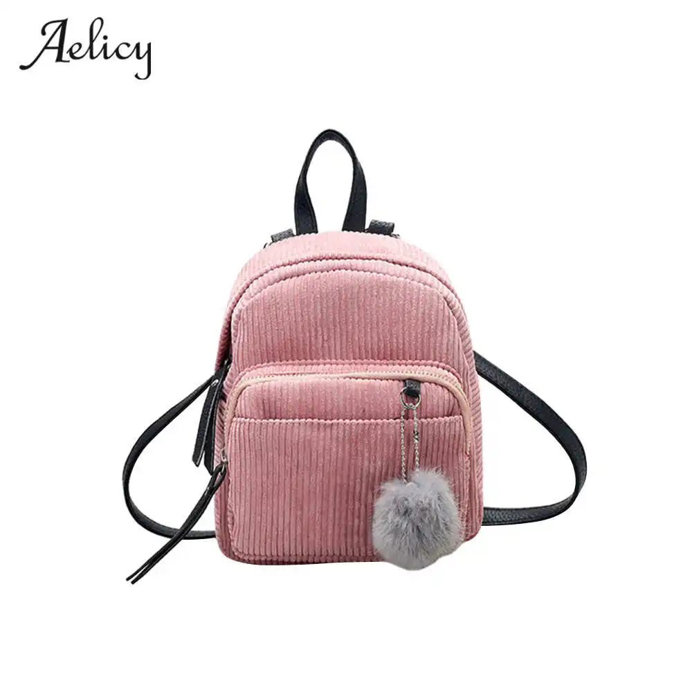 Женский мини рюкзак Aelicy однотонный школьный ярких цветов для девочек