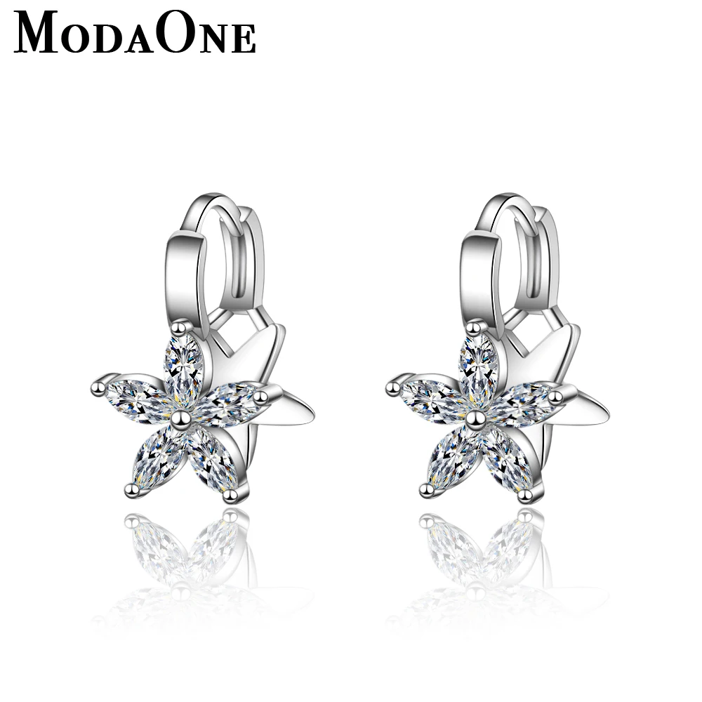 

Женские серьги из серебра 925 пробы, с фианитом
