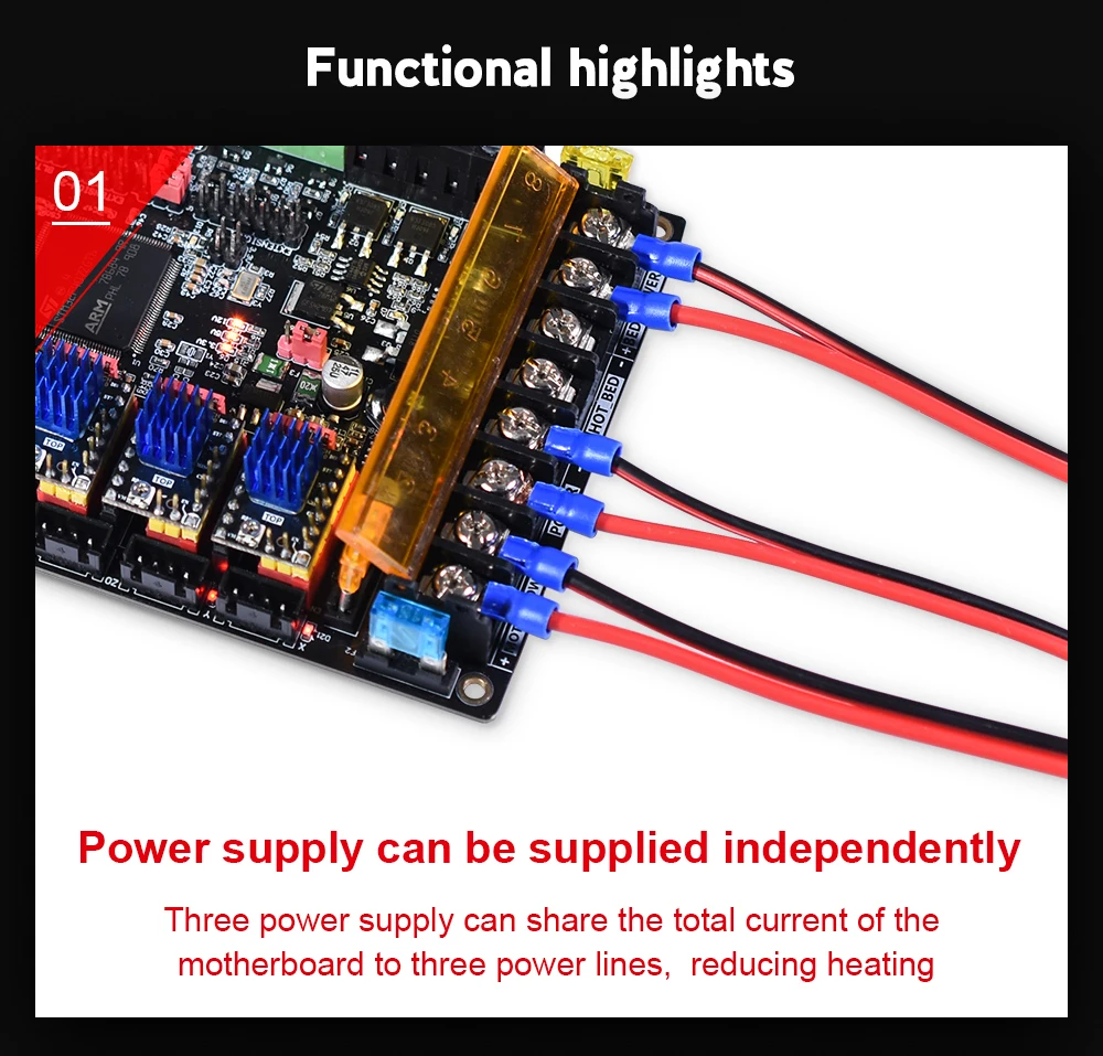 BIGTREETECH SKR PRO V1.1 плата управления 32 бит VS MKS GEN L SKR Ramps 1,6+ TMC2209 TMC2208 TMC2130 для Ender 3 Pro части 3d принтера