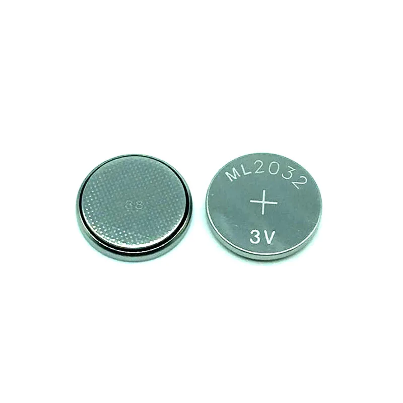 Lot 2pcs ML2032 3V Li-Ion Lithium Rechargeable Coin Cell Button CMOS BIOS Battery Replacement CR2032 LIR2032 Batteries