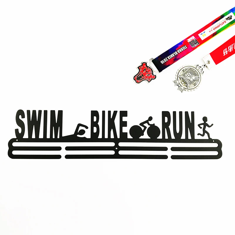 Вешалка для спортивных медалей бега плавания велоспорта медаль триатлона