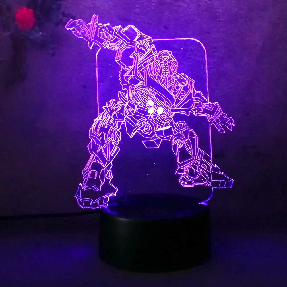 3D RC игрушка Фигурка трансформера Автоботы Шмель робот Оптимус ночник ребенок