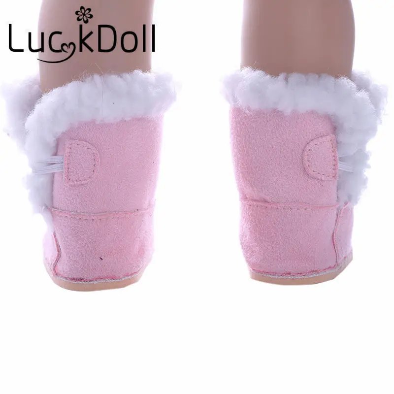 Зимние ботинки LUCKDOLL 18 дюймов американская кукла 43 см аксессуары для одежды