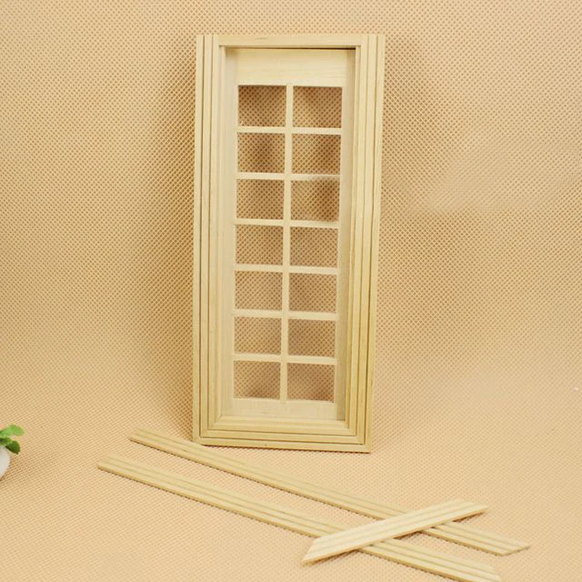 G05-X4605 children baby gift Toy 1:12 Dollhouse mini Furniture Miniature rement wooden 14 Georgia door 1pcs | Игрушки и хобби