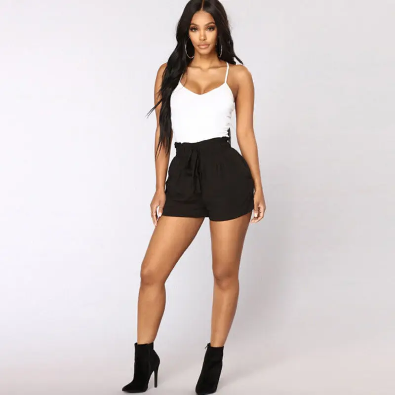 

2019 Women New Style arrival Hot arrival Women Lady Sexy Summer Casual Shorts High Waist Short Beach Bow Shorts
