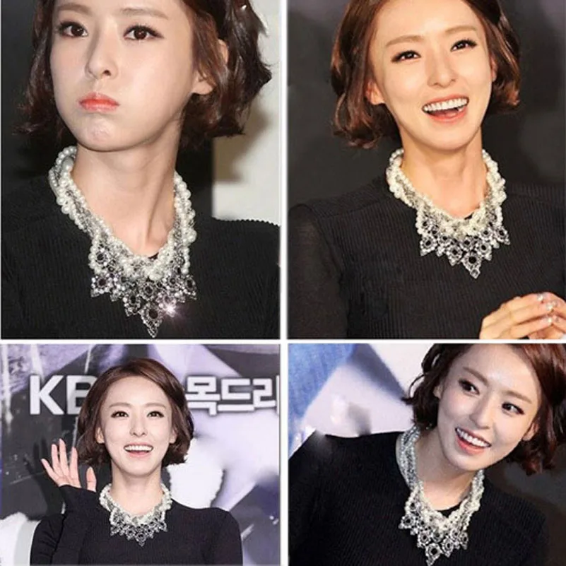 2016 Новый Горячий Модные Аксессуары Цветок Смолаы Ожерелья Личность Преувеличены