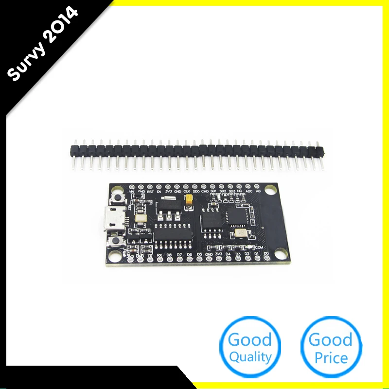 NodeMCU V3 Lua wifi модуль интеграции ESP8266 + Дополнительная память 32M Flash USB serial