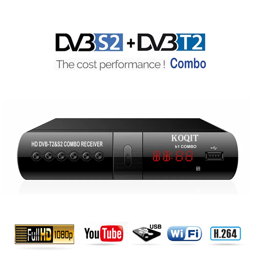 1080p ТВ-тюнер Dvb T2 S2 Цифровой ТВ-приставка DVB-S2 Dvb-t2 USB 2,0 PVR тюнер спутниковый ресивер декодер Wifi Youtube Инструкция на русском языке