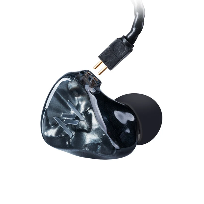 Yinyoo ASH наушники 1BA + 1DD HIFI бас диджея металлические гарнитура с 2PIN съемный кабель