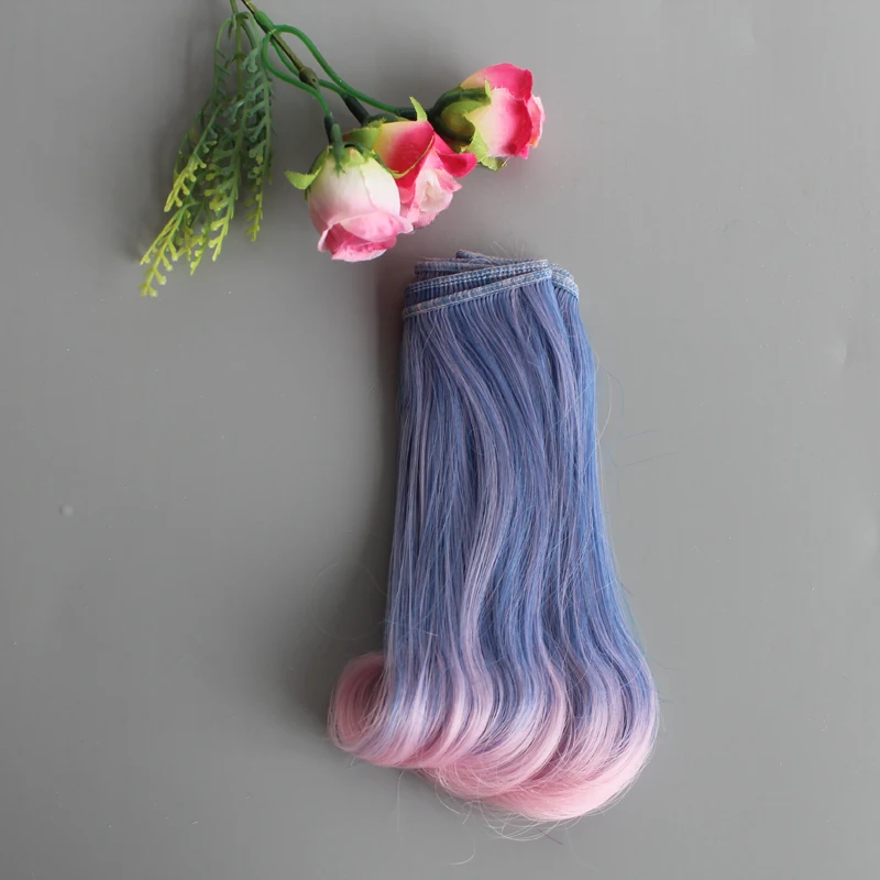1 шт 15 см * 100 куклы парики BJD/SD волосы DIY высокой температуры провода много цветов