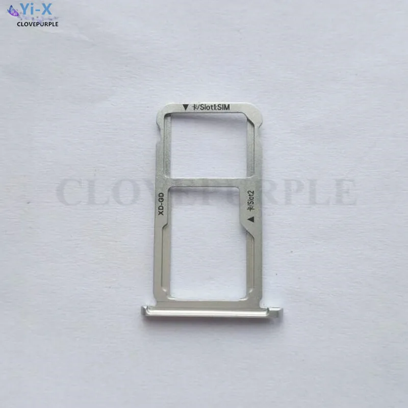 

1 шт. Золотой/Серебряный Новый лоток для Nano SIM карты, держатель для Micro SD карты, адаптер, детали для Huawei Honor 6X