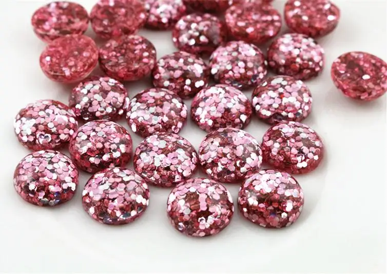 Новая мода 40 шт 12 мм розовый цвет плоский задник Кабошоны Камея G5 03|cabochon jewelry|cabochon