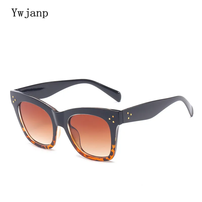 

Солнцезащитные очки «кошачий глаз» женские, модные роскошные брендовые дизайнерские стильные солнечные очки с заклепками, UV400, лето 2018