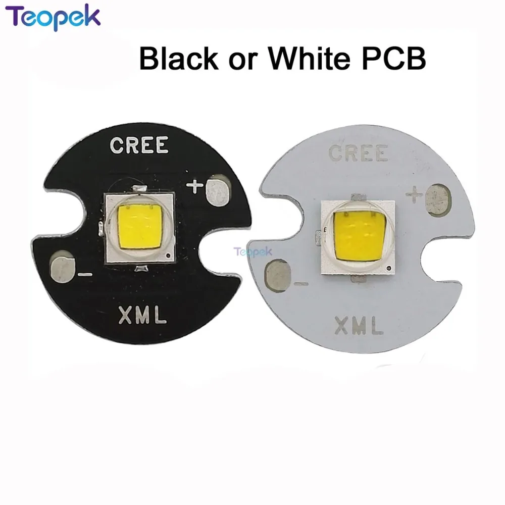 5 шт. Cree XLamp XM-L2 XML2 T6 10 Вт нейтральный белый 4000-4500K светодиодный излучатель Beaad