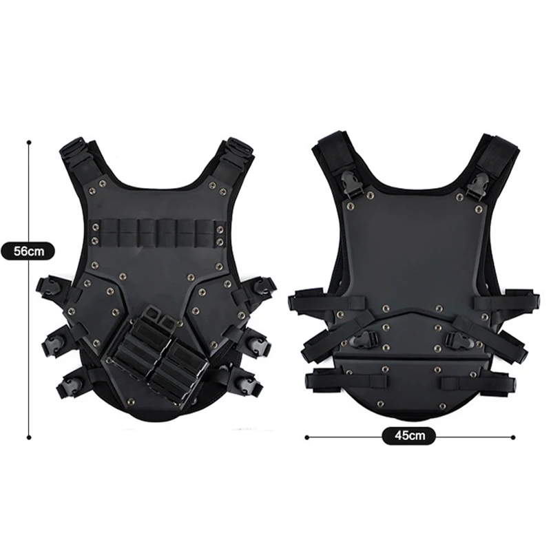 Тактический жилет из ЭВА TF3 охотничий военный армейский черный спецназа с