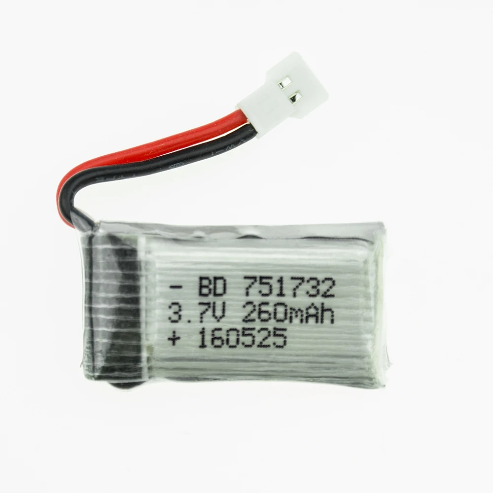 6 шт. 3 7 в 260 мАч Lipo батарея и 1USB зарядное устройство для JJRC H8 Eachine Мини RC