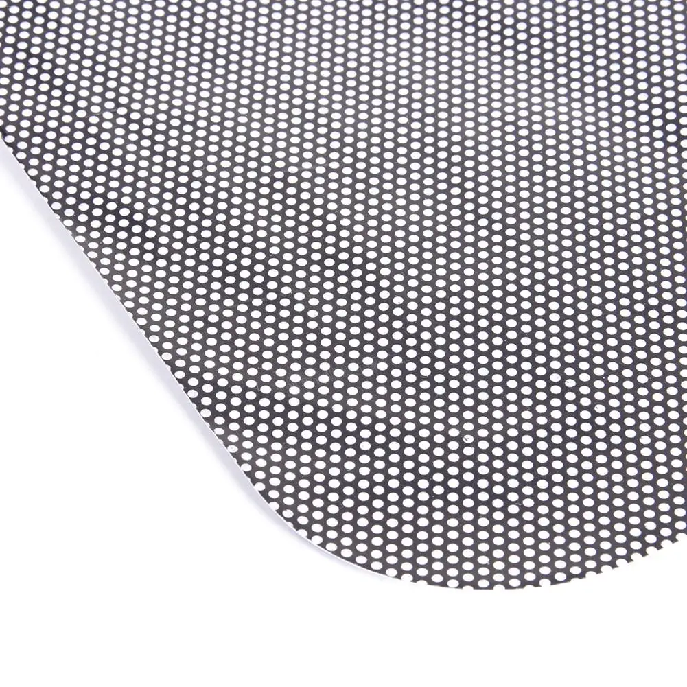 1 Pair Automobile Pointed Mesh Sun Shading Electrostatic Adsorption Side Window Sunshade Stickers Film Black |