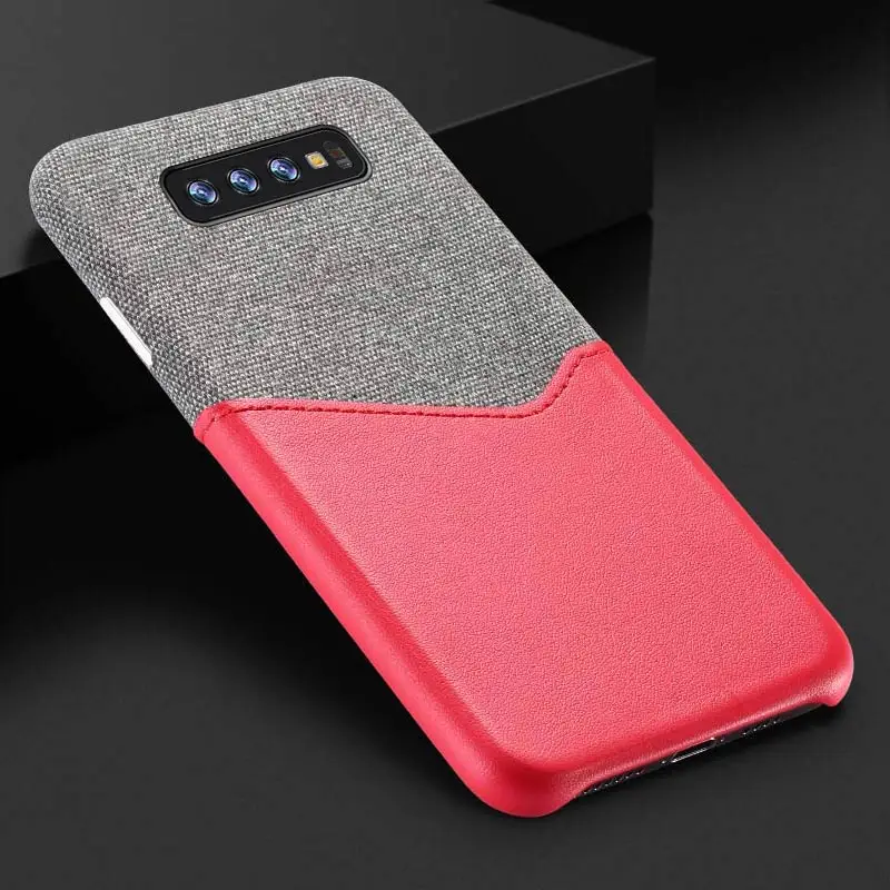Подлинная Кожаный чехол для samsung galaxy s10 плюс Lite крышки с мягкая ткань тонкая