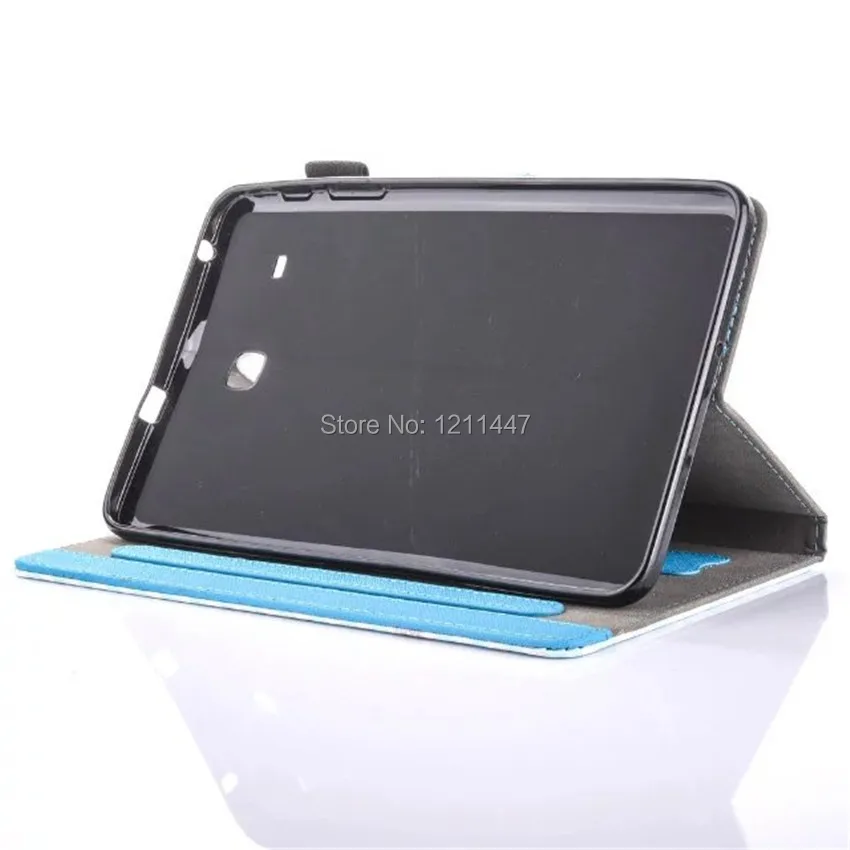 Для Samsung Galaxy Tab E 8 0 T377 модный флип чехол из искусственной кожи для T377V + защита