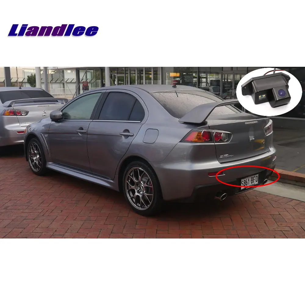Liandlee для Mitsubishi EX / Evolution X 2007-2015 Автомобильная резервная парковочная камера